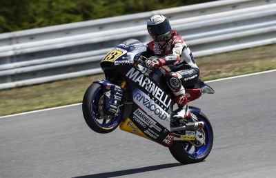 Moto2, Fenati  parte fortissimo nelle prime libere sul circuito di Brno