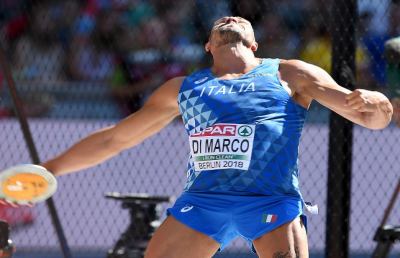 Europei atletica leggera a Berlino, l'ascolano Di Marco out nelle eliminatorie del disco 