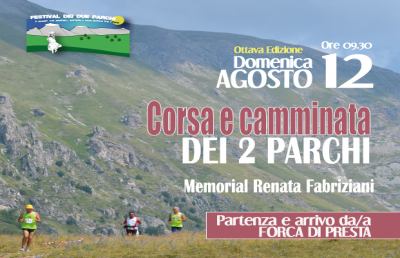 Forca di Presta, appuntamento con l'ottava corsa e camminata dei due parchi