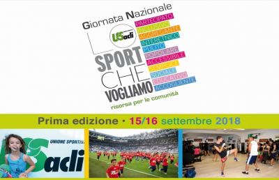 Venarotta e Palmiano coinvolti nella ''Giornata nazionale - Lo sport che vogliamo''