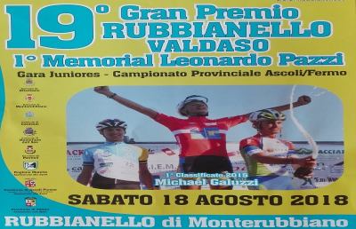 Ciclismo, le squadre partecipanti alla 19°edizione del Gran Premio Valdaso