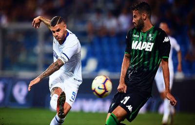 Sassuolo-Inter 1-0, highlights