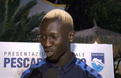 Pescara, Kanoute: “Mi sono trovato bene ad Ascoli, Cosmi mi ha permesso di mostrare mie qualità”