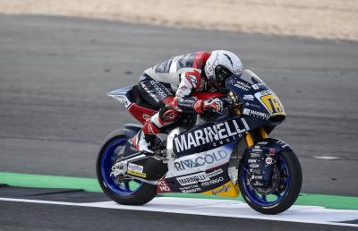 Moto2, Fenati dopo prime libere a Silverstone: “Veloci al mattino, poi la pioggia ha rovinato turno”