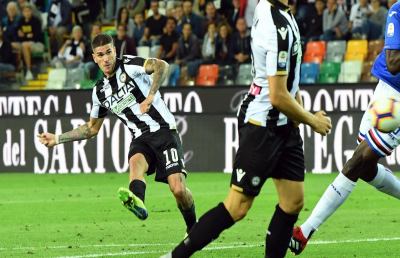 Udinese-Sampdoria 1-0, highlights
