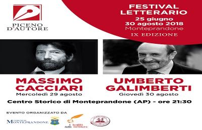 Monteprandone, Piceno d’Autore chiude con Cacciari e Galimberti  