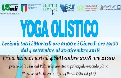 Progetto ''Sport senza età'', a San Benedetto un corso di yoga olistico