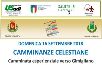 Venarotta e Palmiano, due appuntamenti con la “Giornata nazionale - Lo sport che vogliamo”