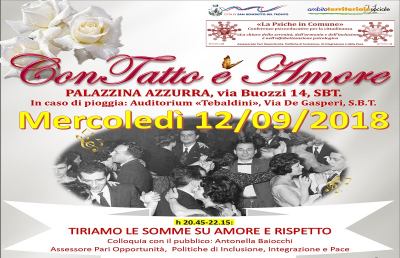 Palazzina Azzurra: ''Contatto è amore'', si recupera il 12 Settembre