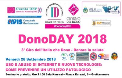 Avis Grottammare, adesione al ''Donoday 2018 - 3° Giro dell'Italia che dona''