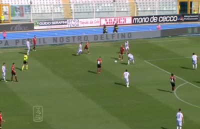 Pescara-Foggia 1-0, highlights