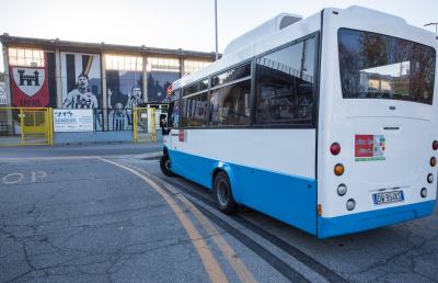Ascoli Piceno, prima corsa del bus navetta gratuito con partenza dallo stadio