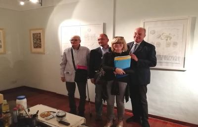 Ascoli Piceno, presentate cinque opere realizzate in carta dall'artista Marcolini