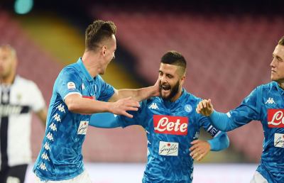 Napoli-Parma 3-0, highlights