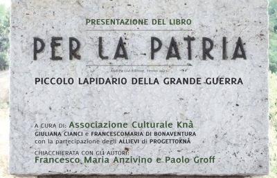 Offida: ''Per la Patria'', presentazione-performance al Teatro Serpente Aureo 