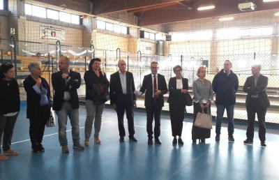 Ascoli Piceno, inaugurato nuovo spazio sportivo polivalente all'Istituto ''Mazzocchi''