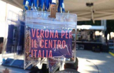 Acquasanta Terme, la frazione di Favalanciata nel centro della solidarietà dei veronesi