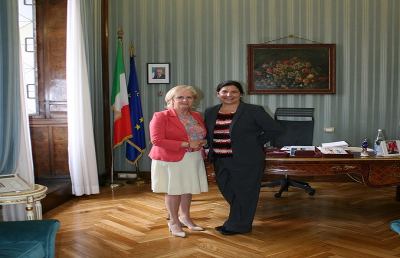 Prefettura Ascoli Piceno, visita ufficiale del Console statunitense Gillian Apfel
