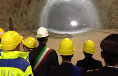 Arquata del Tronto e Acquasanta Terme, completato scavo della galleria ''Montecastello''