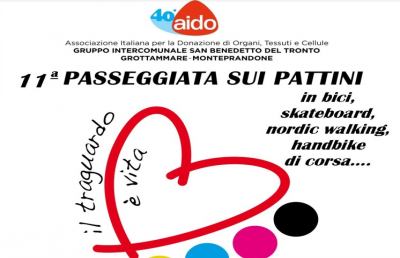 AIDO San Benedetto del Tronto, torna la passeggiata sui pattini ''Il traguardo è vita''