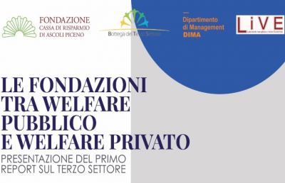 Ascoli Piceno, incontro sul tema ''Le Fondazioni tra welfare pubblico e welfare privato''