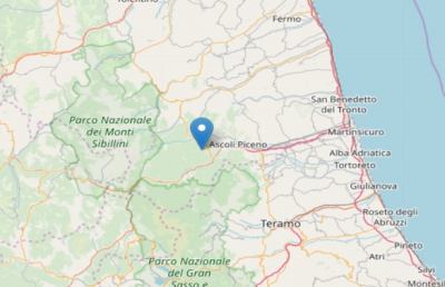 Terremoto, scossa vicina a magnitudo 3 con epicentro a Roccafluvione