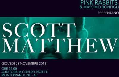 Monteprandone, all'Auditorium Centro Pacetti il concerto di Scott Matthew
