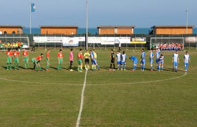 Promozione girone B, l'Atletico Ascoli passa 3-1 a Marina Palmense nonostante un uomo in meno