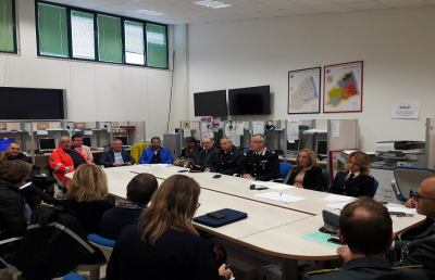 Prefettura Ascoli Piceno, esercitazione di protezione civile allo stabilimento ''Alessi''