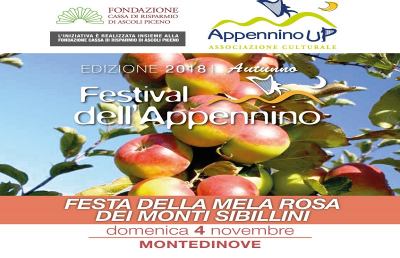 Festival dell’Appennino, a Montedinove la festa della mela rosa dei Sibillini