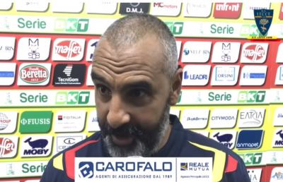 Lecce-Crotone 1-0: le voci di Liverani, Venuti, Calderoni e Moschella