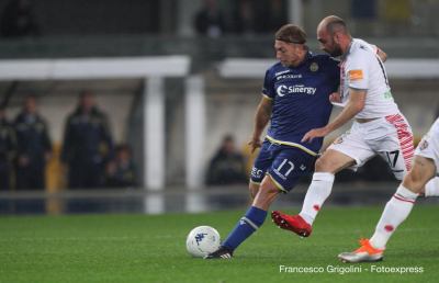 Verona-Cremonese 1-1, highlights
