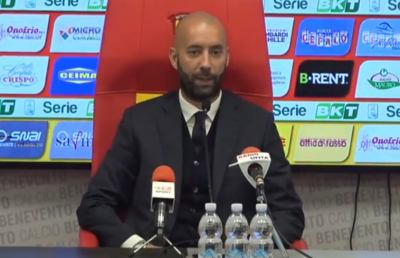 Benevento-Ascoli 1-2, la voce di Bucchi in sala stampa post gara