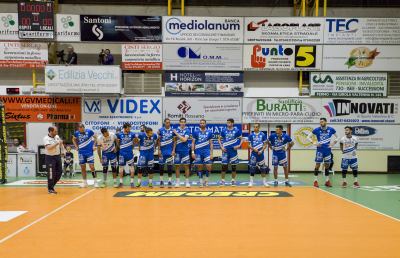 Pallavolo maschile Serie A2, facile vittoria interna per la M&G Videx Grottazzolina