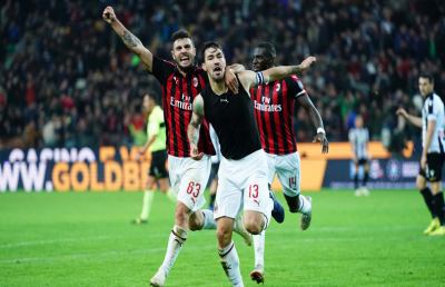 Udinese-Milan 0-1, highlights
