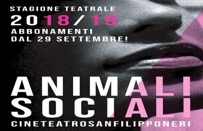 San Benedetto: cineteatro San Filippo Neri, parte la stagione ''Animali sociali''