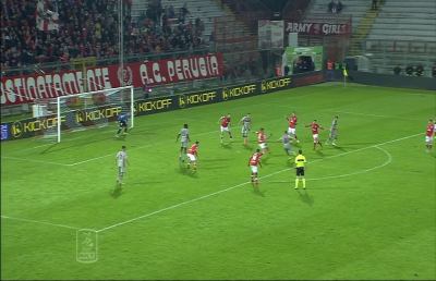 Perugia-Crotone 2-1, highlights