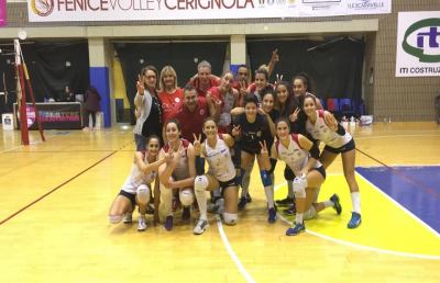 Pallavolo femminile B2, la Ciu Ciu Offida Volley si impone al tie-break a Cerignola