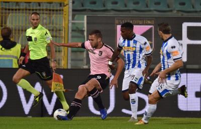 Palermo-Pescara 3-0, il Delfino perde vetta ed imbattibilità esterna in vista dell'Ascoli