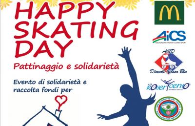  Pattinaggio artistico, a Monteprandone evento di solidarietà ''Happy Skating Day''