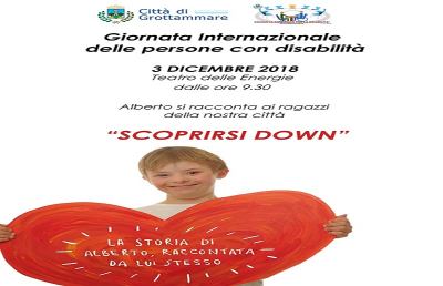 Teatro delle Energie: ''Scoprirsi down'', Alberto si racconta ai più giovani