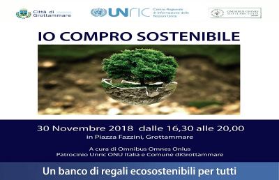  Grottammare: iniziativa ''Io Compro Sostenibile'', un banco di regali gratuiti
