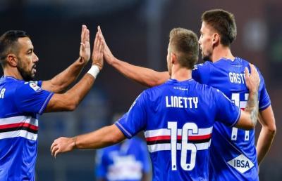 Sampdoria-Bologna 4-1, highlights