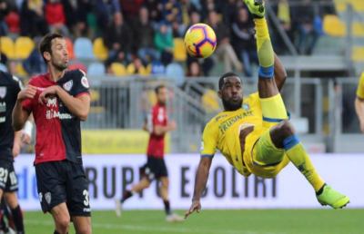 Frosinone-Cagliari 1-1, highlights. A segno l'ex Ascoli Cassata