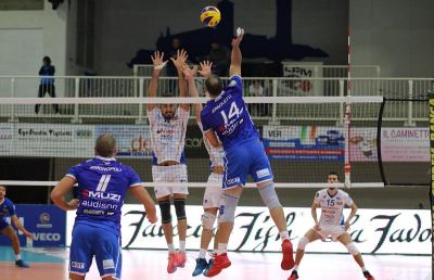 Pallavolo Serie A2, netta sconfitta della GoldenPlast Potenza Picena a Mondovì