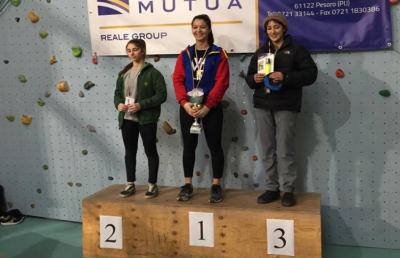 Arrampicata sportiva, l'ascolana Sara Giuseppetti vince il titolo regionale