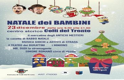 Colli del Tronto: 23 Dicembre, una giornata dedicata al Natale dei bambini