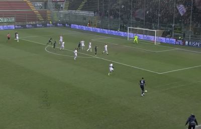Cremonese-Carpi 1-2, highlights