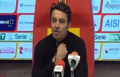 Benevento-Crotone 3-0, le voci di Bucchi e Oddo (''Sono incazzato nero'') post gara