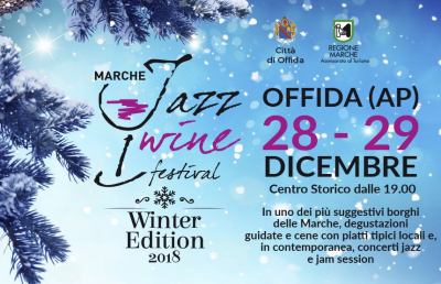 Offida, anche a fine 2018 torna il ''Marche Jazz Wine Festival - Winter Edition''